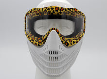 Load image into Gallery viewer, Leopard Print and White JT Flex 8 Paintball Mask