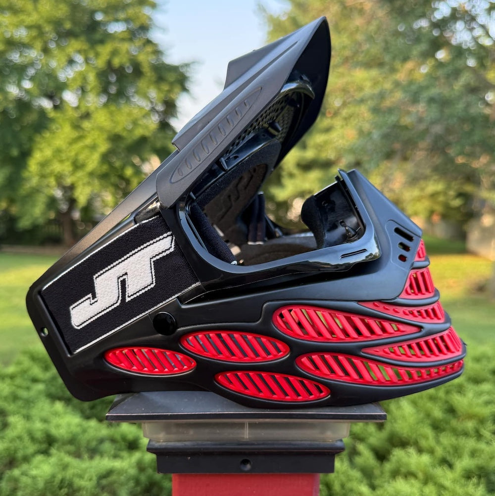 Classic Red JT Flex 8 Goggle (no lens) – Paintball Retro