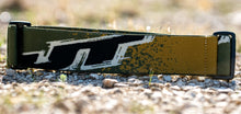 Load image into Gallery viewer, 2 Classic Woven JT Racing Straps - Limited Edition - Gray and Olive