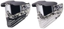Load image into Gallery viewer, BOTH Limited Edition Digital Snow Camo Proflex Goggles - one with the BLACK and one with the WHITE lowers with optional 2nd lens