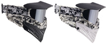 Load image into Gallery viewer, BOTH Limited Edition Digital Snow Camo Proflex Goggles - one with the BLACK and one with the WHITE lowers with optional 2nd lens