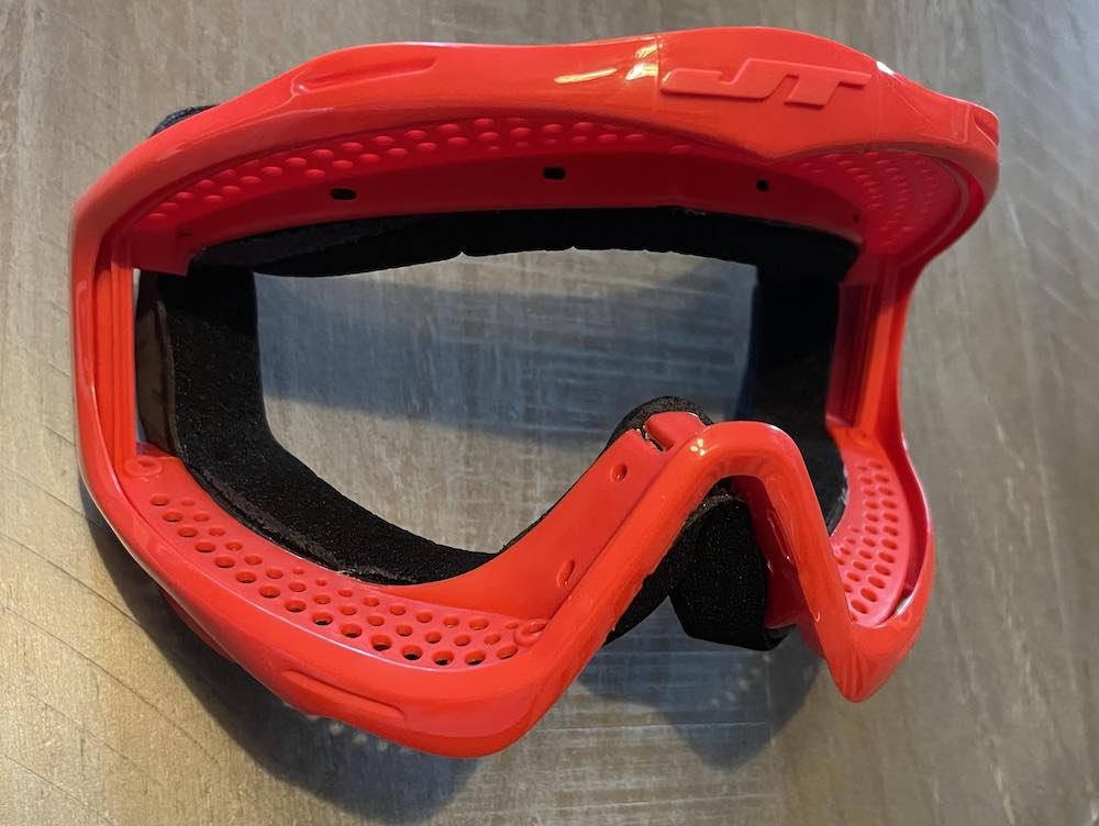 Red JT Proflex Goggle Frame Paintball Retro