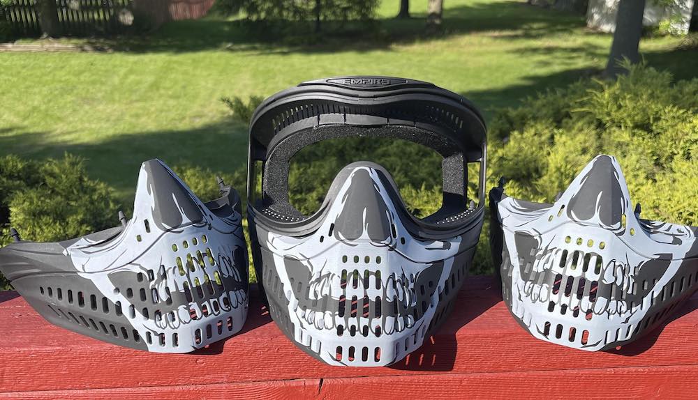 Limited Edition Skull Facemask fits Proflex and Eflex Paintball Retro