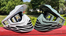 Load image into Gallery viewer, White with Black Vents and Gray with Black Vents - 2 JT Flex 8s - Two Goggle Package