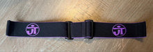 Load image into Gallery viewer, Black and Yellow AND Black and Purple WOVEN Classic JT Goggle Straps - 2 straps