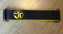 Load image into Gallery viewer, Black and Yellow AND Black and Purple WOVEN Classic JT Goggle Straps - 2 straps