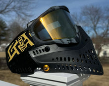 Load image into Gallery viewer, Black and Gold DV8 Proflex - Full Goggle Build