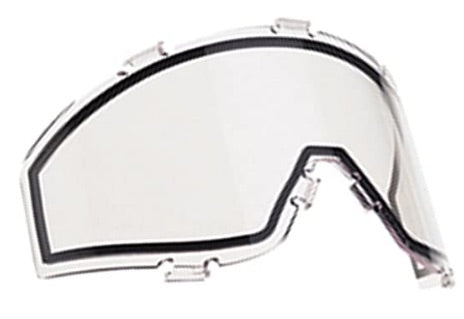 JT Spectra Proflex Paintball Mask With Clear & Fire Thermal Lens - White Gunslinger Edition