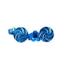 Load image into Gallery viewer, HK Machined Goggle Screw Set "Cyclone" Blue