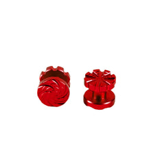 Load image into Gallery viewer, HK Machined Goggle Screw Set "Cyclone" Red