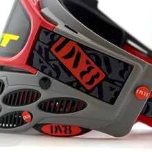 Load image into Gallery viewer, DV8 Custom Battleship Gray Flex 8: Red and Gray - Full Goggle Build