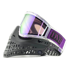 Load image into Gallery viewer, DV8 Custom Clear and Black Proflex: Numbered Jewel - Purple - Full Goggle Build