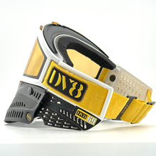 Load image into Gallery viewer, DV8 Custom White and Black Proflex: Numbered Jewel - Color Accents - Full Goggle Build