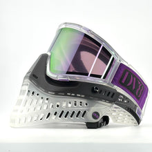 Load image into Gallery viewer, DV8 Custom Black and Clear Proflex: Numbered Jewel - Color Accents - Full goggle builds