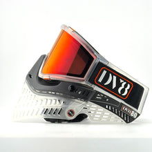 Load image into Gallery viewer, DV8 Custom Black and Clear Proflex: Numbered Jewel - Color Accents - Full goggle builds