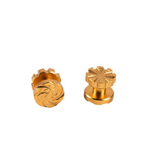Load image into Gallery viewer, HK Machined Goggle Screw Set "Cyclone" Gold