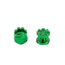 Load image into Gallery viewer, HK Machined Goggle Screw Set "Cyclone" Green