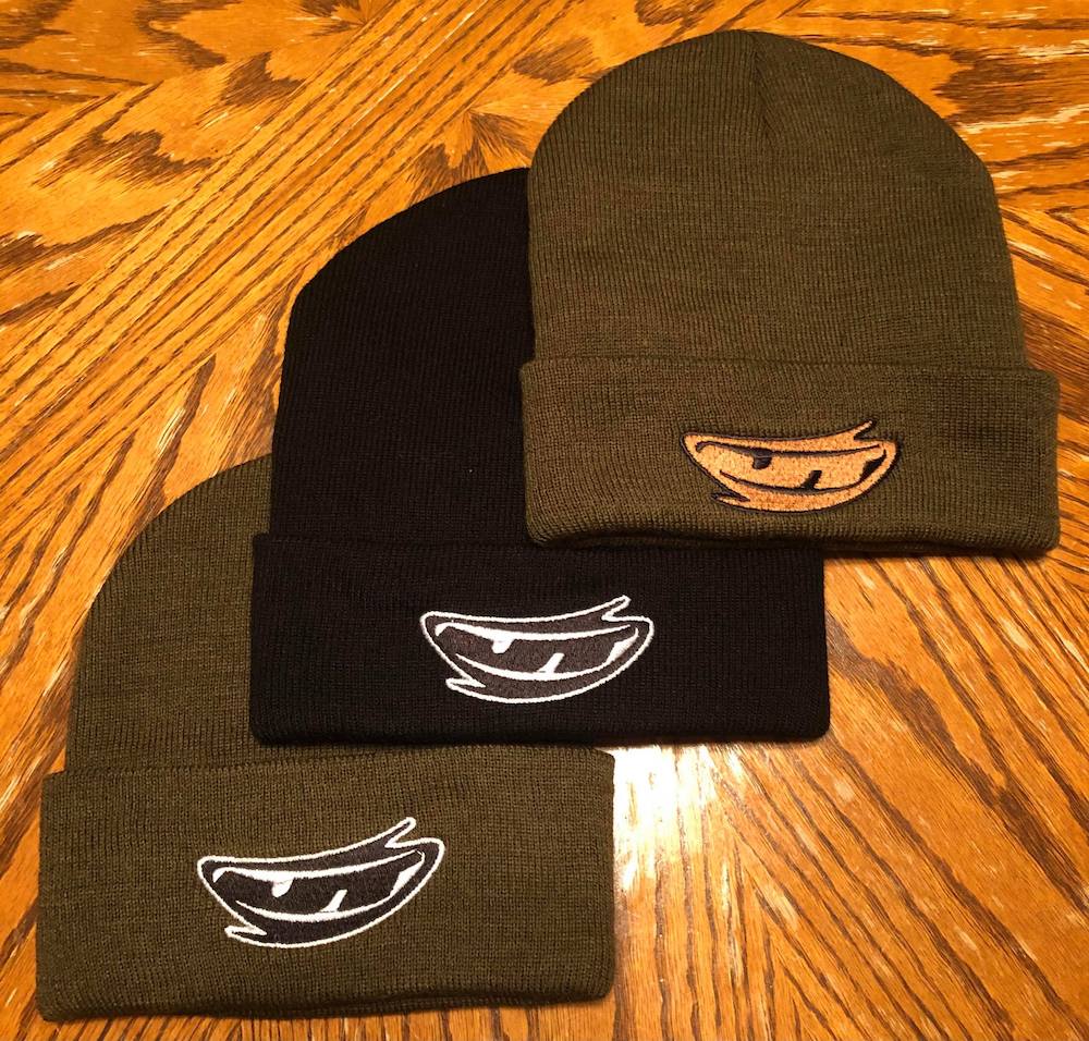 JT Farside Beanie with Embroidered logo Paintball Retro