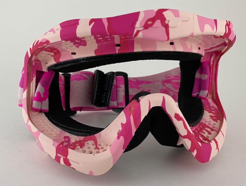 Interchangeable Goggle Straps - Pink with Blue Camo