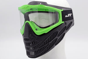 Lime Green and Black JT Flex 8 Paintball Mask