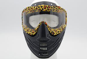 Leopard Print and Black JT Flex 8 Paintball Mask