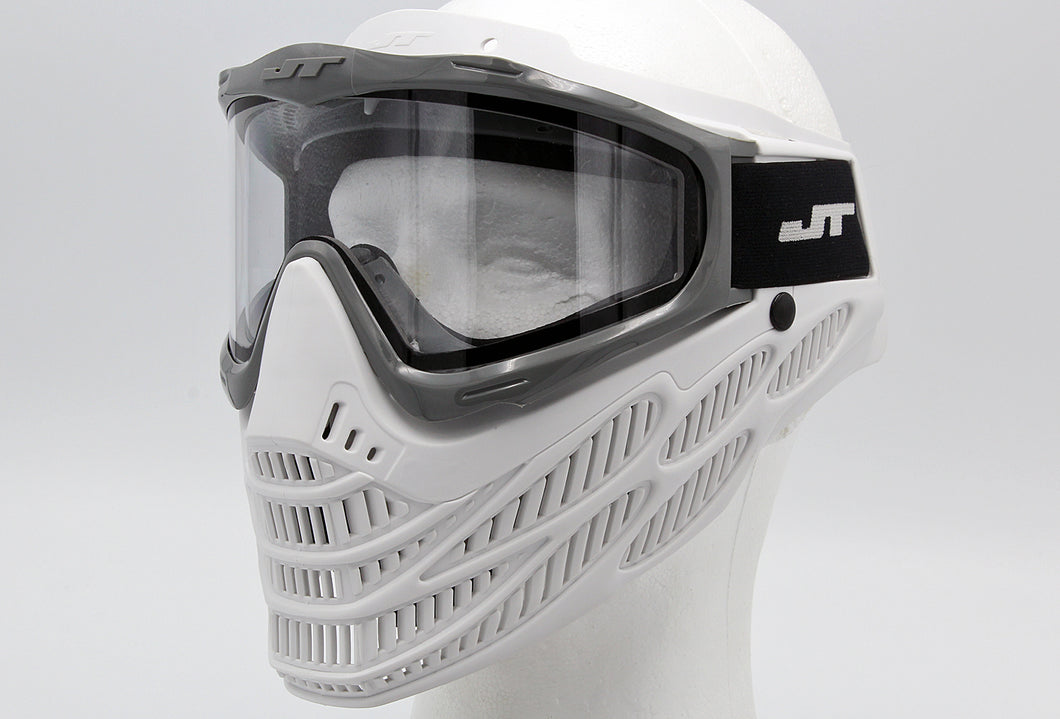Dark Gray and White JT Flex 8 Paintball Mask