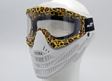 Load image into Gallery viewer, Leopard Print and White JT Flex 8 Paintball Mask
