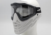 Load image into Gallery viewer, Carbon Fiber and White JT Flex 8 Paintball Mask

