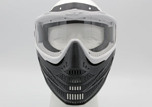 White and Black JT Flex 8 Paintball Mask