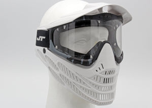 Dark Camo and White JT Flex 8 Paintball Mask