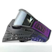 Load image into Gallery viewer, DV8 Black and Purple Proflex w/ Notch V3s and THINS - Full Goggle Build
