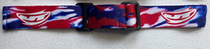 JT Goggle Strap - Red, White and Blue Tie Dye