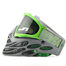 Load image into Gallery viewer, DV8 Custom Battleship Gray and Lime Green Flex 8 - Full Goggle Build
