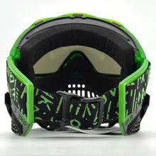 Load image into Gallery viewer, DV8 Lime Green and Black Proflex - Full Goggle Build

