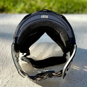 DV8 Custom Proflex: Black and Chrome - Full Goggle Build