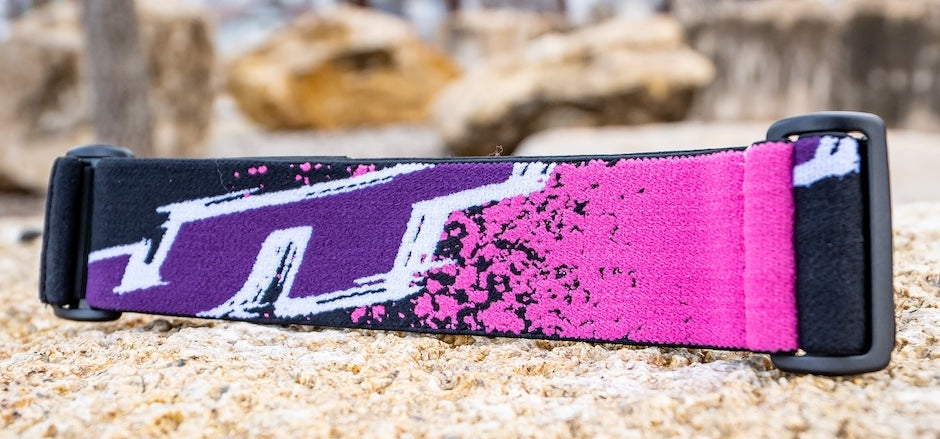 JT Racing Purple Woven Limited Edition Goggle Strap