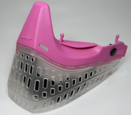Pink and Ice Clear Lower - with Magnetic Chinstrap for JT Proflex