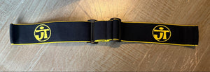 Black and Yellow AND Black and Purple WOVEN Classic JT Goggle Straps - 2 straps