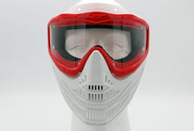 Load image into Gallery viewer, Red and White JT Flex 8 Paintball Mask
