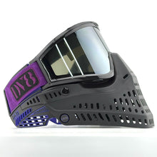 Load image into Gallery viewer, DV8 Black and Purple Proflex w/ Notch V3s and THINS - Full Goggle Build
