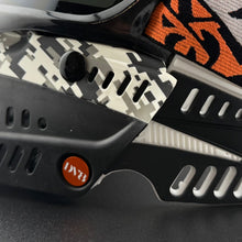 Load image into Gallery viewer, DV8 Black and Orange Proflex - Full Goggle Build
