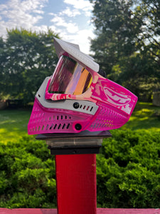 Nuclear Translucent Pink JT Proflex Facemask Bottom and Ears