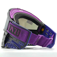 Load image into Gallery viewer, DV8 Black and Purple Proflex w/ Notch V3s and THINS - Full Goggle Build
