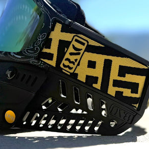 Black and Gold DV8 Proflex - Full Goggle Build