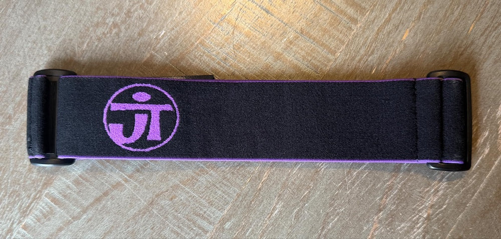 Black and Purple WOVEN Special Edition Classic JT Goggle Strap