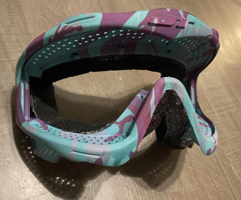 Dyed Proflex Frames - Matte Teal and Purple Camo