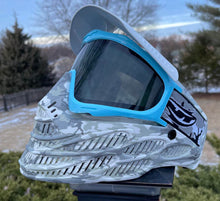 Load image into Gallery viewer, Snow Camo Flex 8 with Carolina Blue Frames - Limited Edition F8 with FREE Soft Ears
