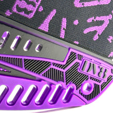 Load image into Gallery viewer, DV8 Black and Purple Proflex w/ Notch V2s - Full Goggle Build
