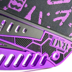 DV8 Black and Purple Proflex w/ Notch V2s - Full Goggle Build