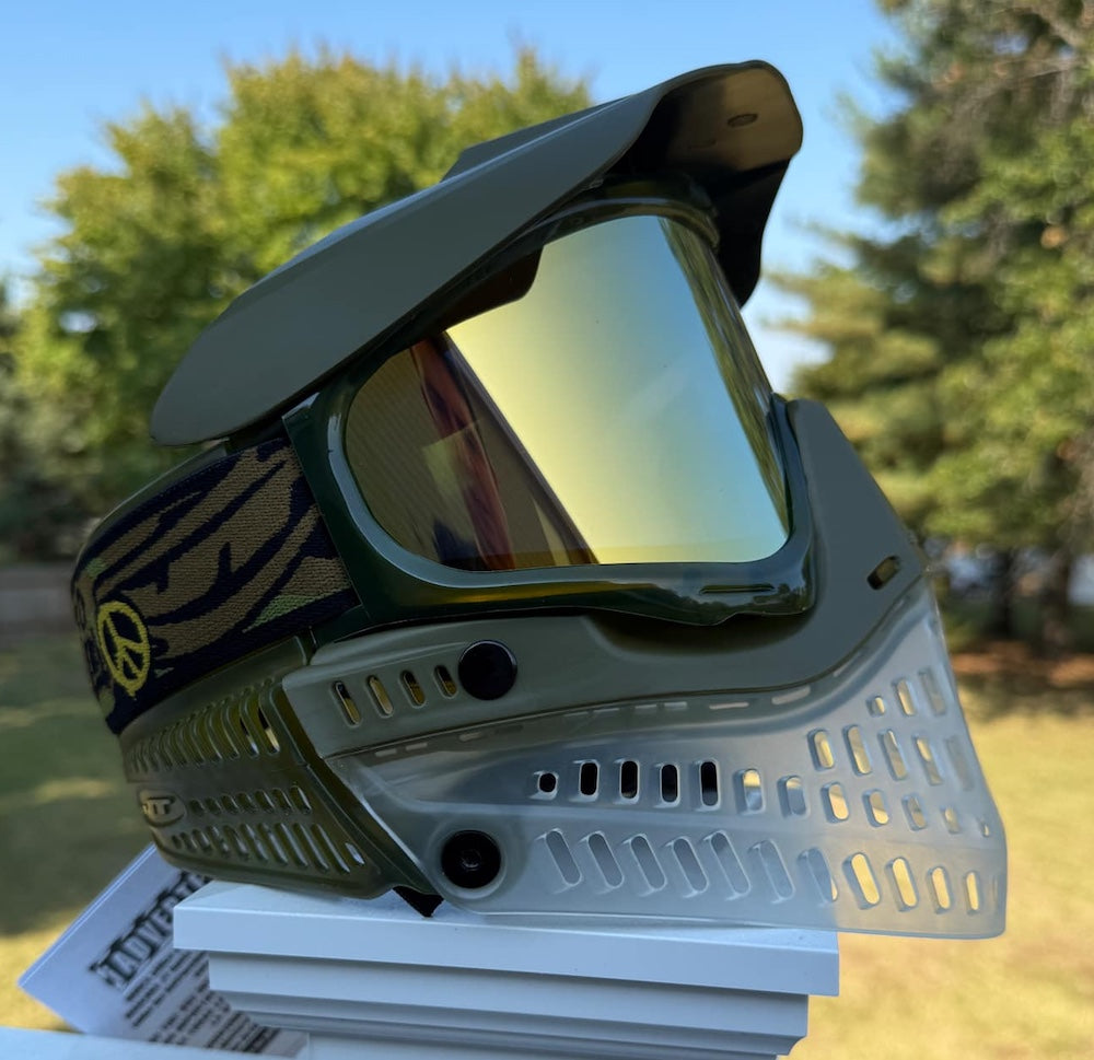 Olive and Clear Proflex by the Misfits – Paintball Retro